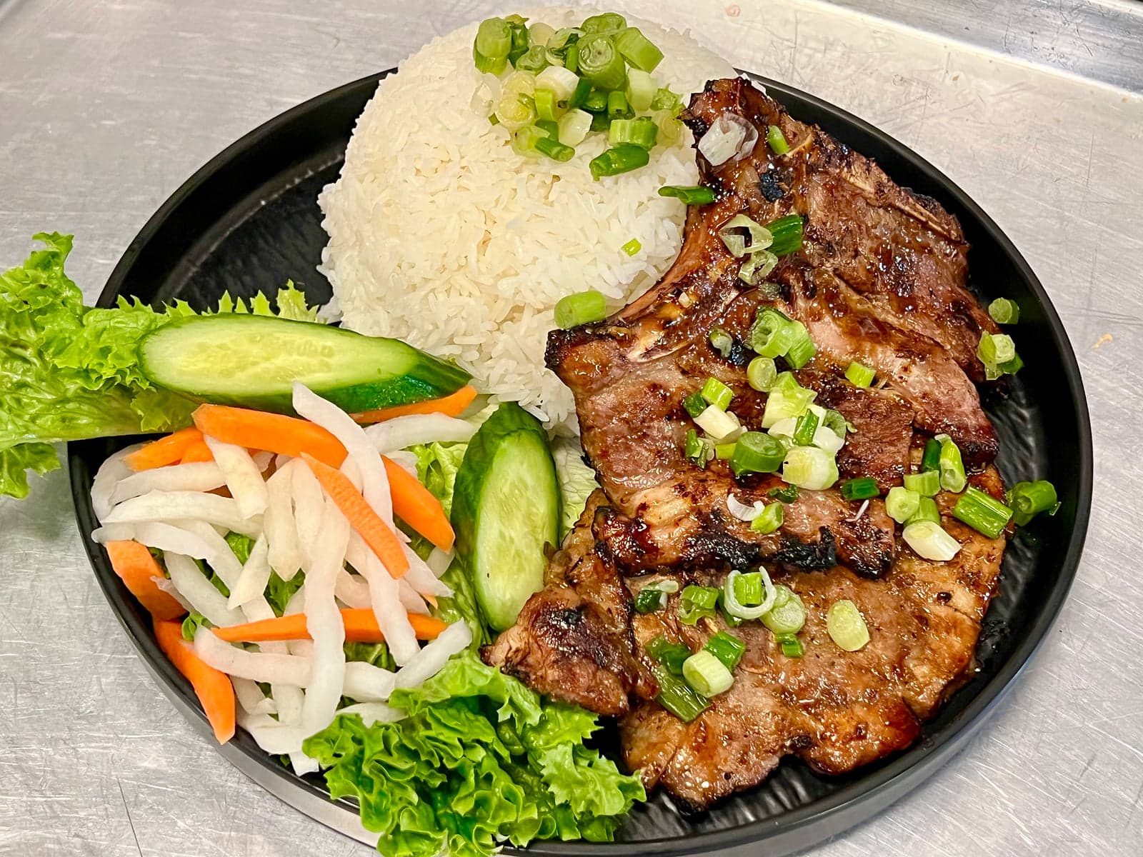 Pork Chop Steamed Rice